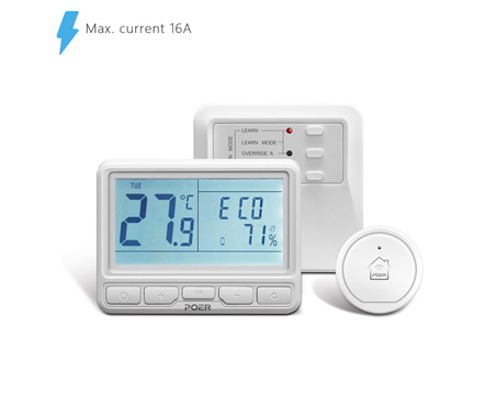 POER PTC10+PTR16+PTG10 Wifi wireless thermostat