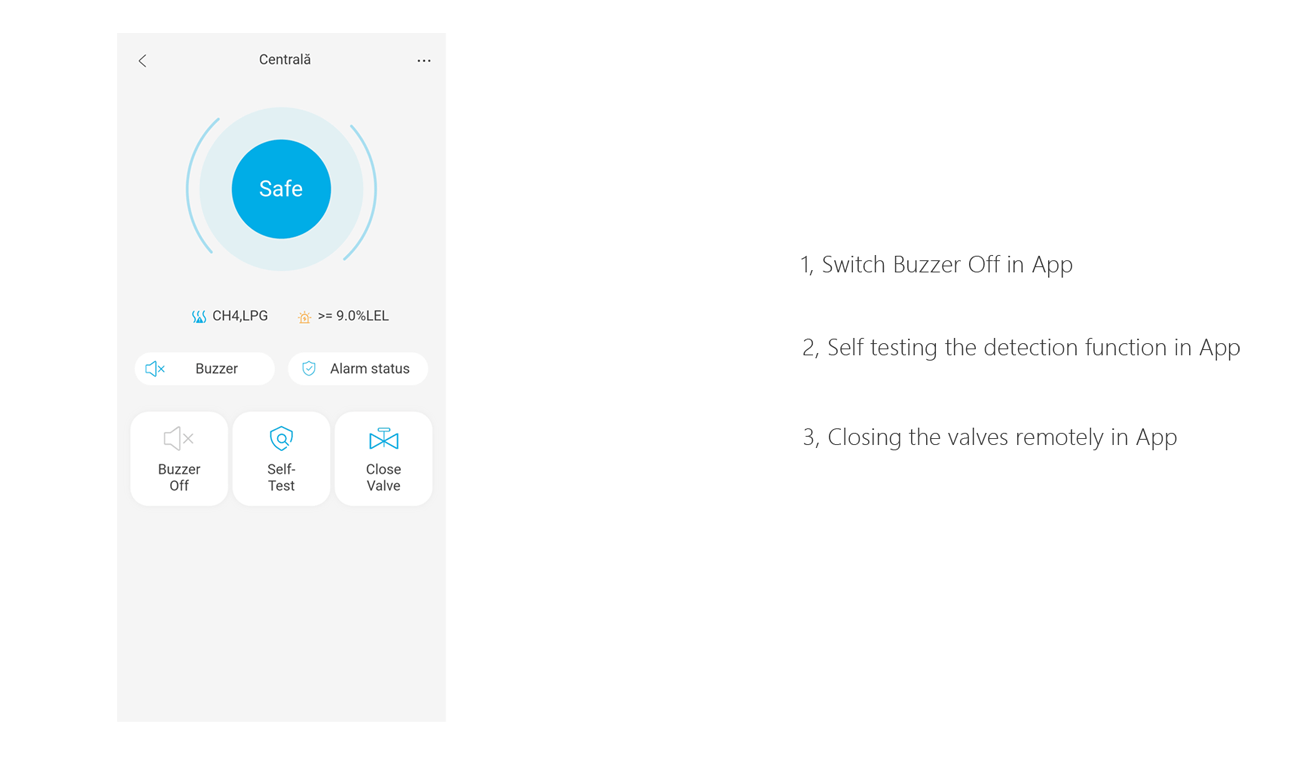 Gas Detector in APP