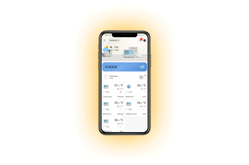 To Improve Your Life by POER,  Connect Your Home Heating With Your Phone in Hand